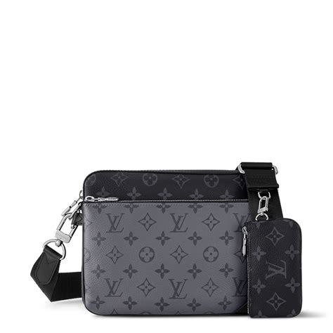 lv gloves canvas bag|Trio Messenger Bag .